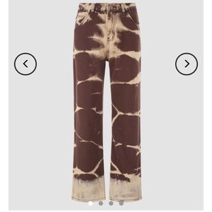 Tie dye jeans